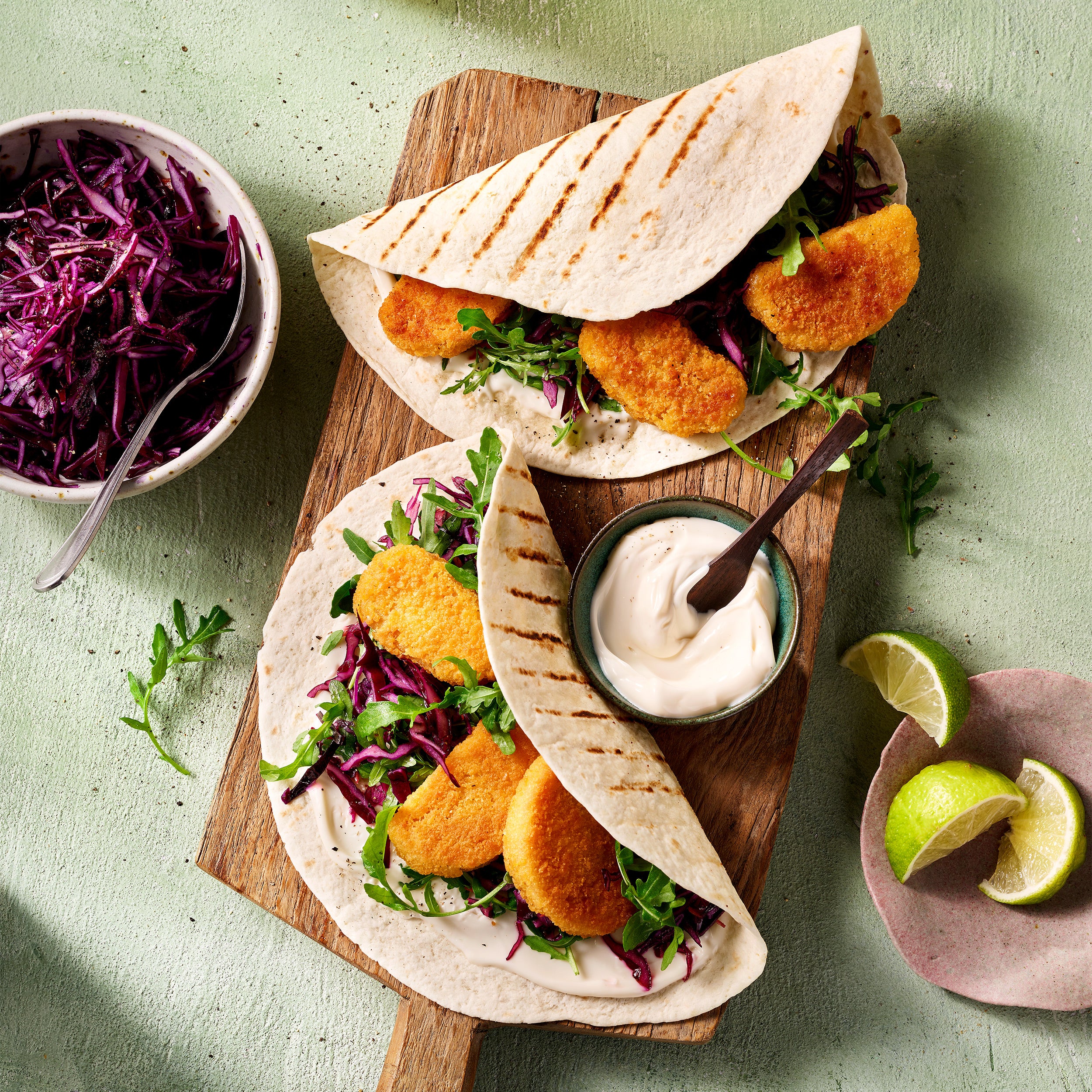 Vegan Nuggets Wrap Vegan Nuggets Wrap