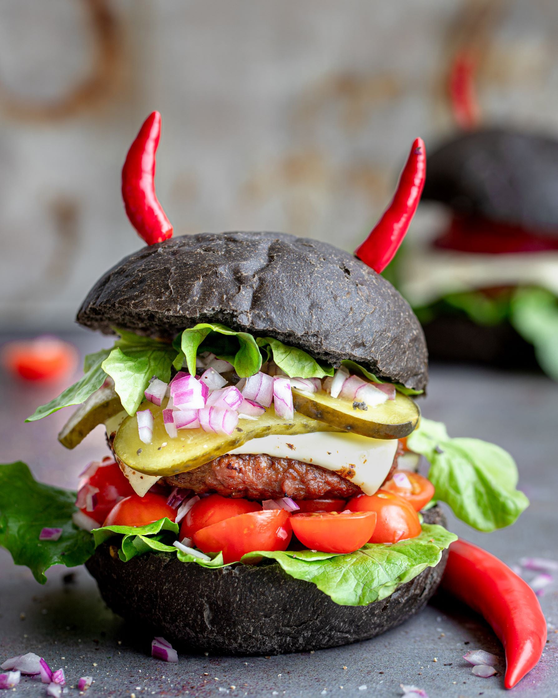 DIABELSKI, HALLOWEENOWY SENSATIONAL BURGER