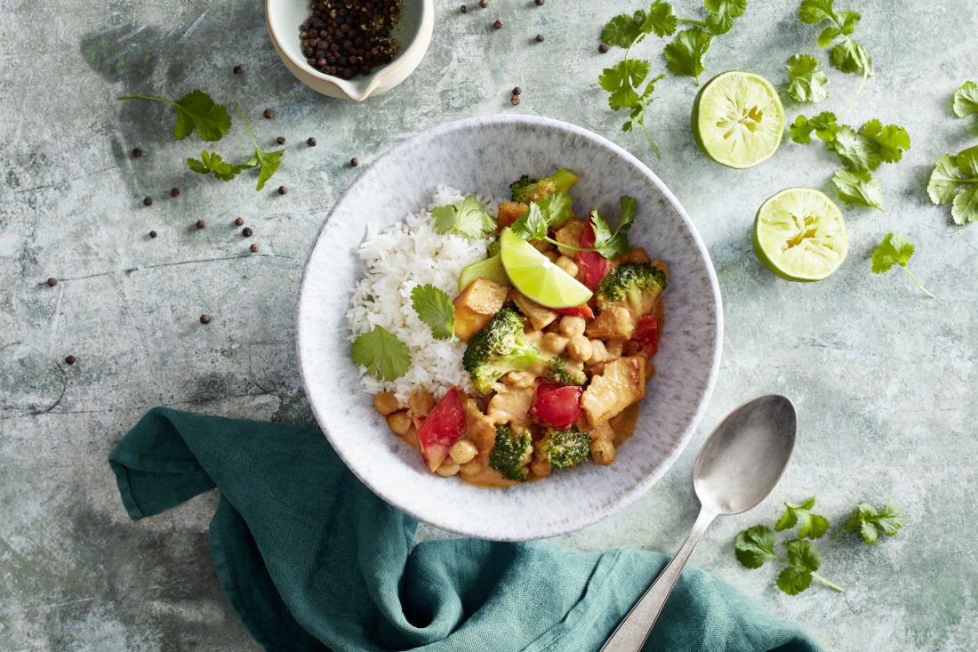 Thai-Curry mit Garden Gourmet Filet-Stückchen Thai-Curry mit Garden Gourmet Filet-Stückchen