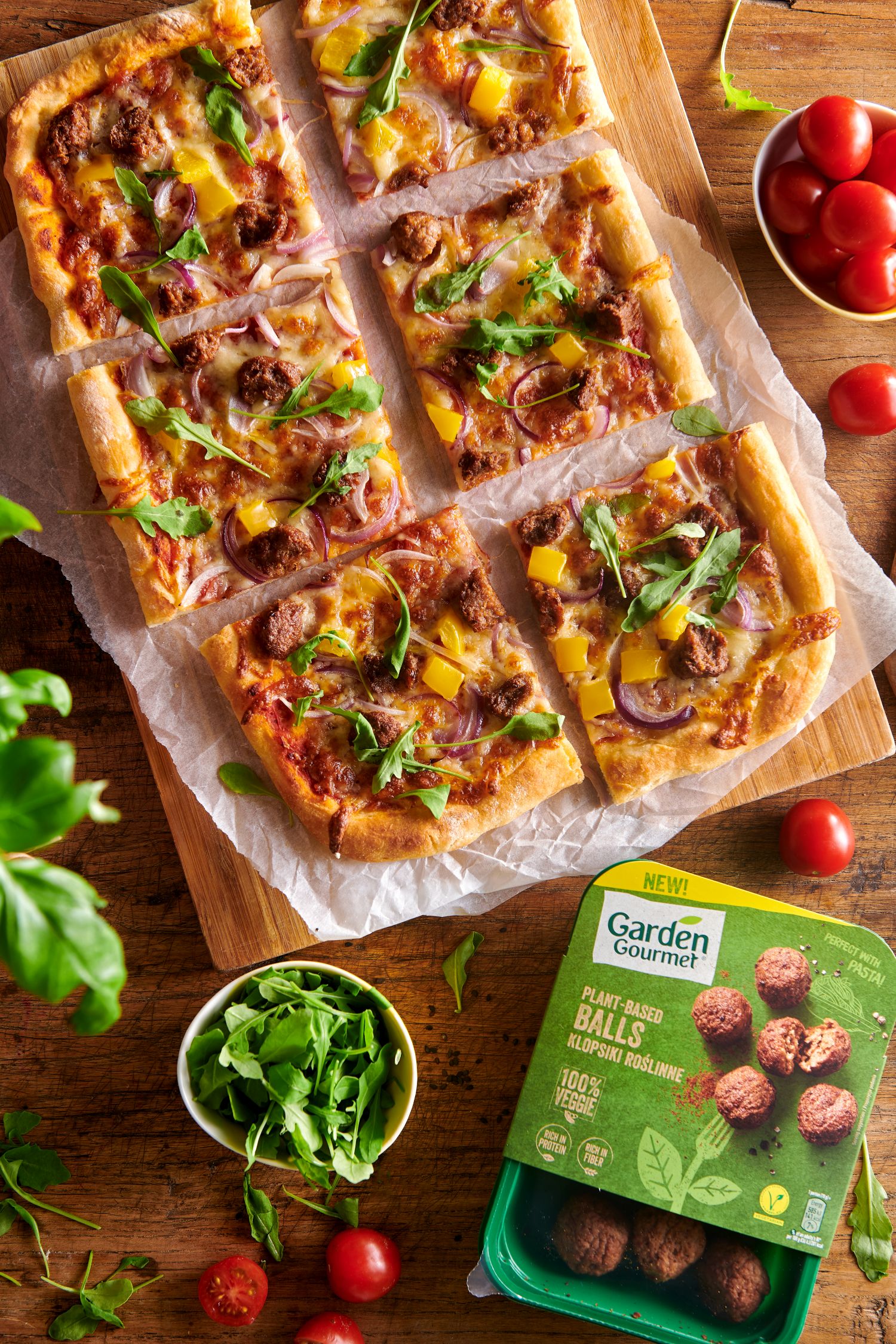 Pizza supreme z pulpecikami