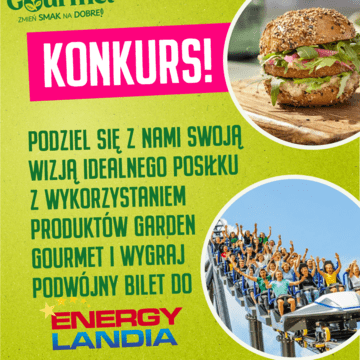 Wygraj wejściówki do Energylandii razem z Garden Gourmet