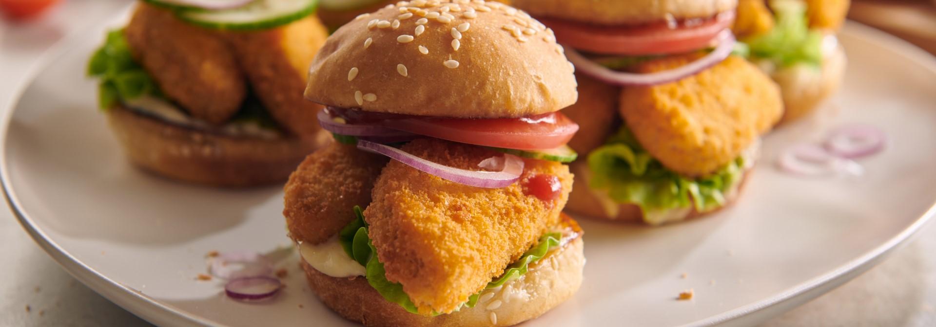 Wege mini burger z nuggetsami