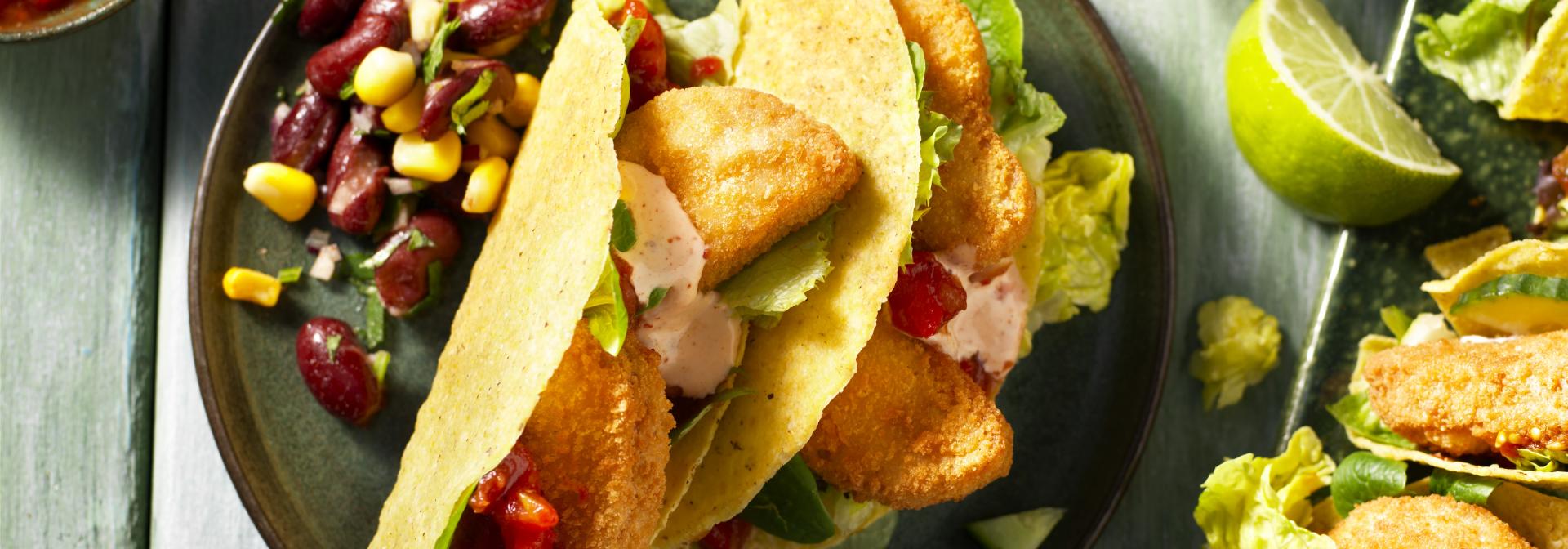 Meksykańskie tacosy z Roślinnymi Nuggetsami