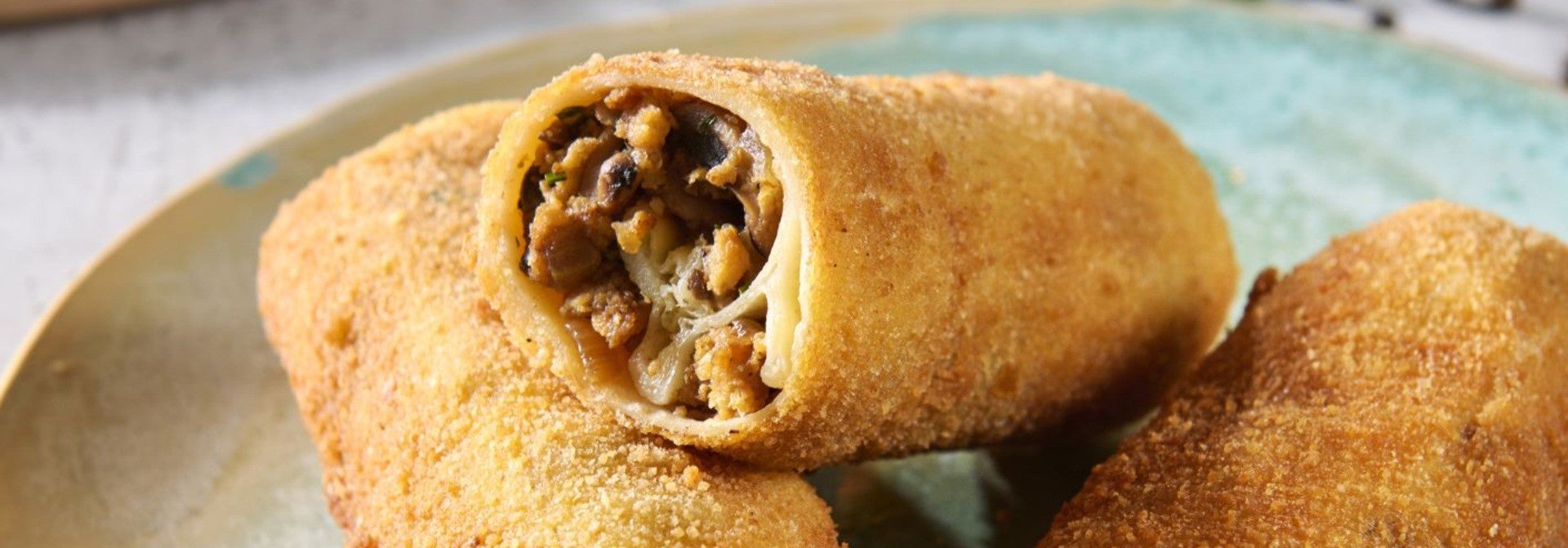 Krokiety z roślinnymi filecikami