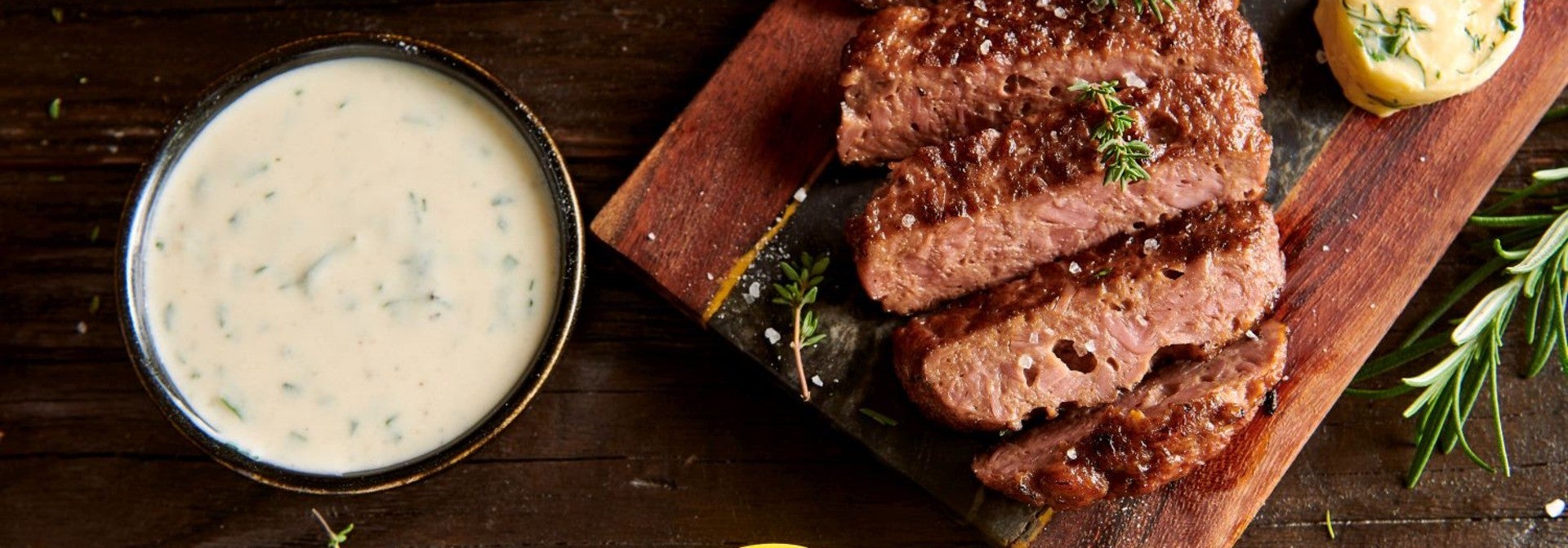 Stek z sosem z gorgonzoli