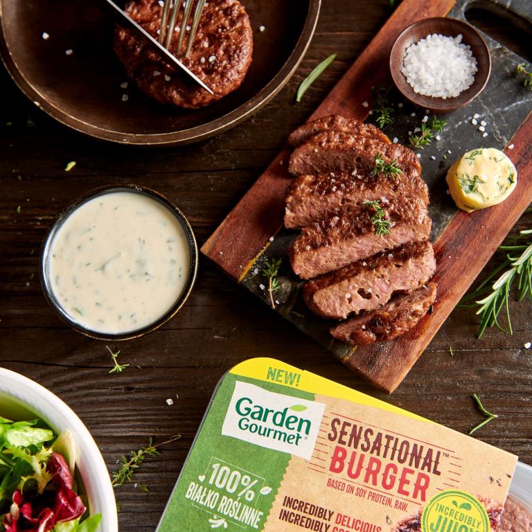 Stek z sosem z gorgonzoli