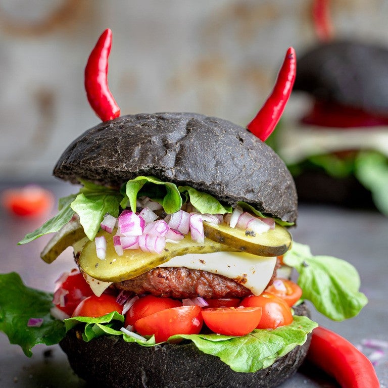 DIABELSKI, HALLOWEENOWY SENSATIONAL BURGER DIABELSKI, HALLOWEENOWY SENSATIONAL BURGER