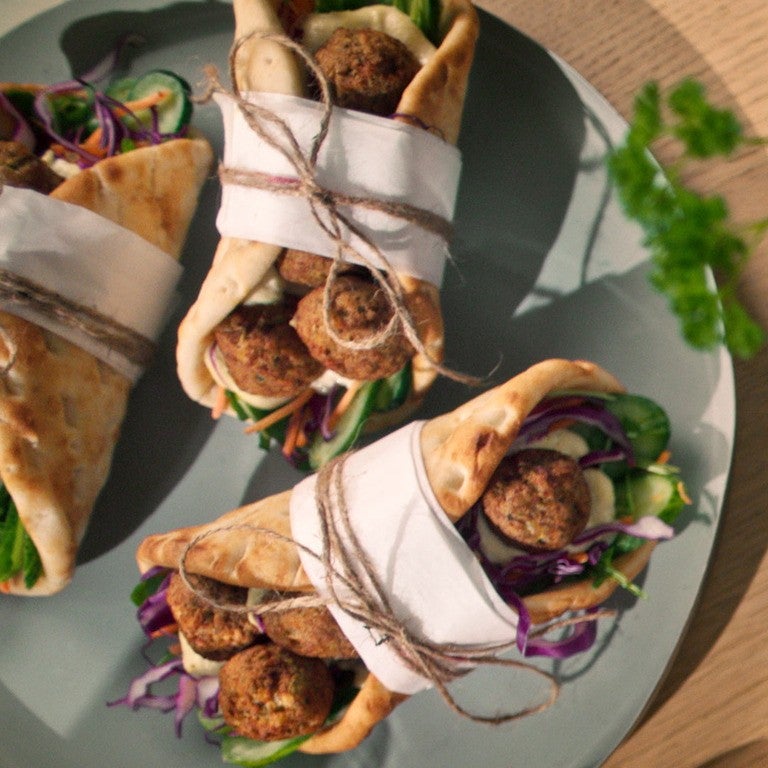 Vegan Falafel Pita's