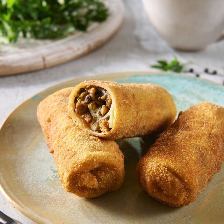 Krokiety z roślinnymi filecikami